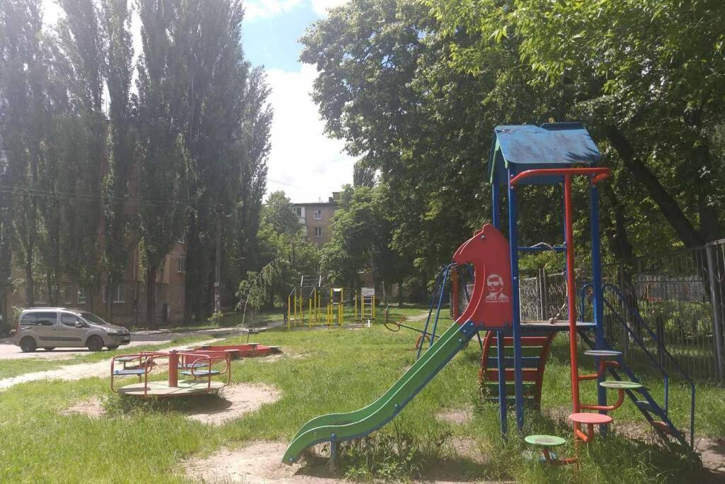 Однокомнатная Квартира С Евро Ремонтом,В Тихом Дворике. Kiev Exteriör bild